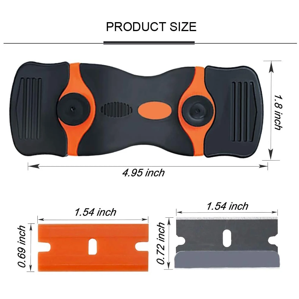 Window Glass Glue Sticker Remover Car Auto Cleaning Razor Scraper Fiber Vinyl Wrap Film Oven Tint Clean Squeegee Tool razor blade scraper car sticker remover razor blade scrapers window scraper tool window scraper window tinting squeegee vinyl squeegee car film scraper car vinyl scraper glue removal scraper automotive film tools window tint squeegee