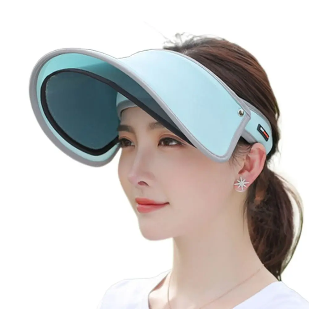 Men Women Outdoors Sport Sun Protection Adjustable Sun Hat Sunshade Cap  Anti-UV Visor Face Cover Shield - AliExpress
