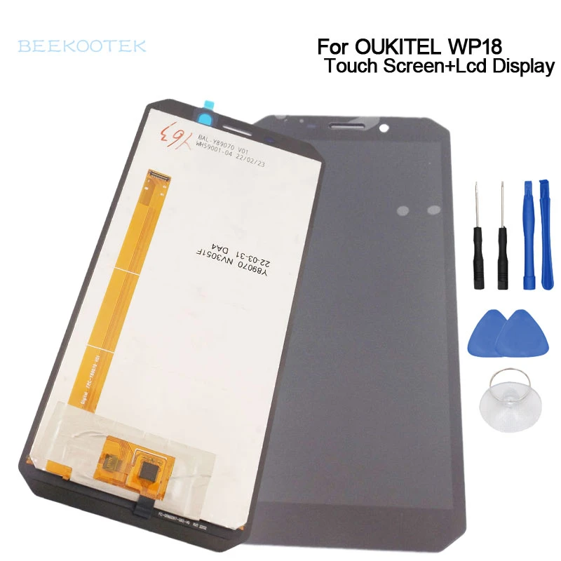 New Original Oukitel Wp18 Lcd Display+touch Screen Digitizer Repair Replacement Accessories