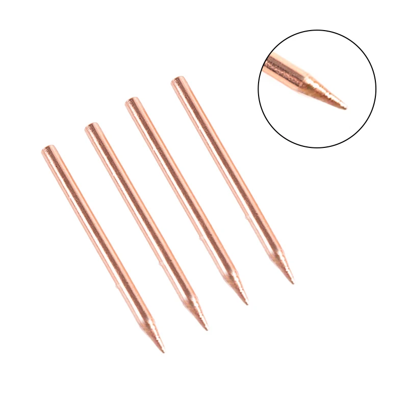 

2 Pcs 18650 Lithium Battery Spot Welder Electrode Tip Between Nickel Infiltrated Steel Strip Galvanized Steel Strip Durable