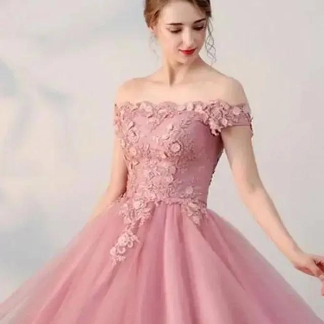 Rosa Palo Vestidos De 15 AÃ±os Modernos De Piezas Cortos Quince