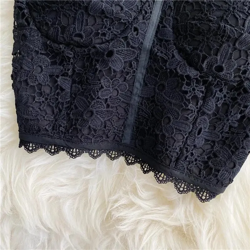 Fashion Sexy Spice Cutout Lace Women Underwear Iron Chain Sexy Bra One-Piece Full Cup Slip Wire Free Chest Binder Bras