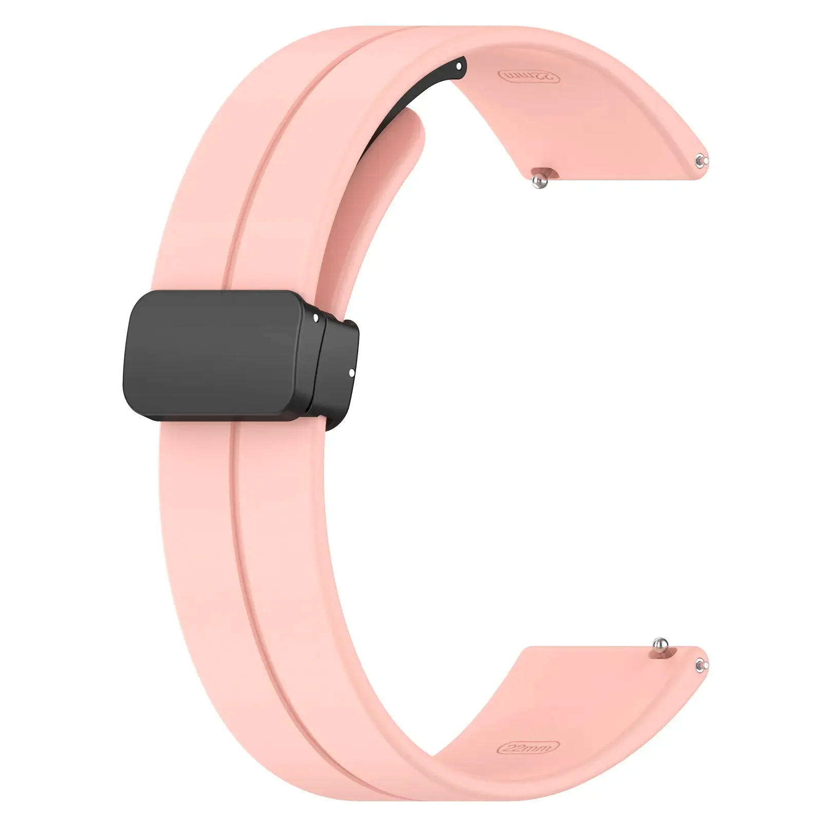 Magnetic Folding Buckle Silicone Band - Universal Fit, 20-22mm Strap