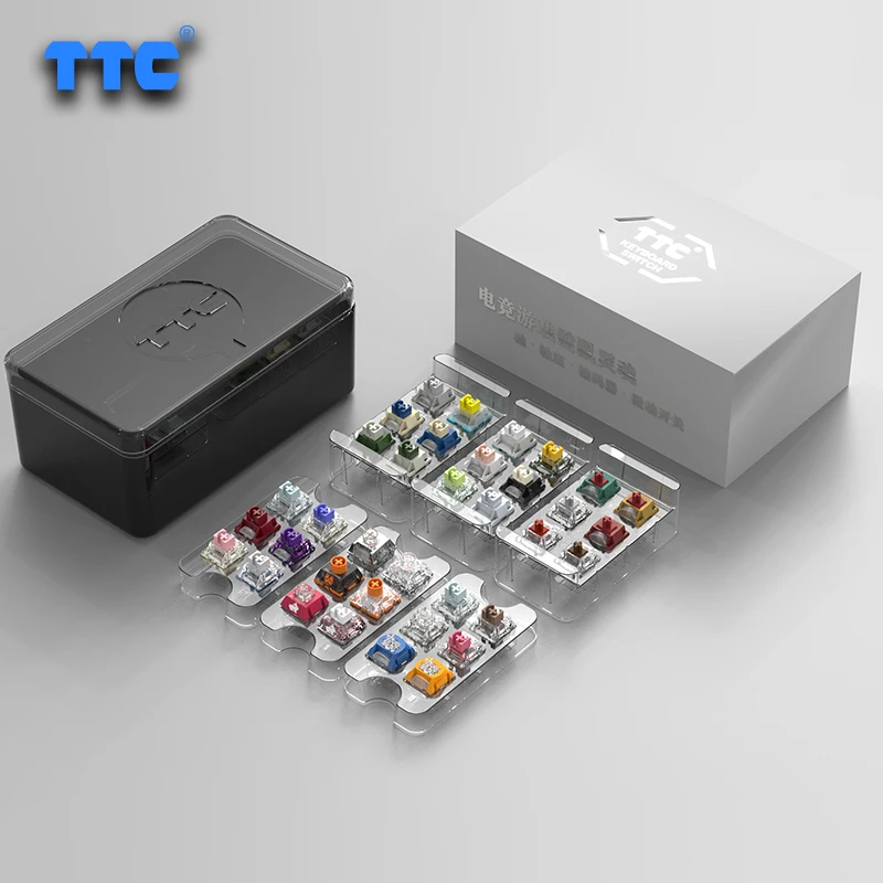 Ttc 36 Teclado Mecânico Interruptor Testador Coelho Interruptor Tigre Mel Velocidade Chama de Prata Roxo Azul Branco Netuno Venus Congelado - Imagem 5