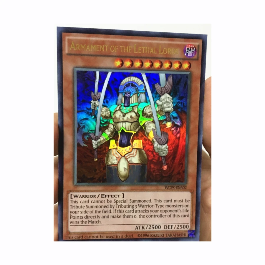 

Yu Gi Oh Armament of the Lethal Lords 2006 Prize English DIY Toys Hobbies Hobby Collectibles Game Collection Anime Cards