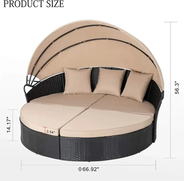 Outdoor Round Daybed 2