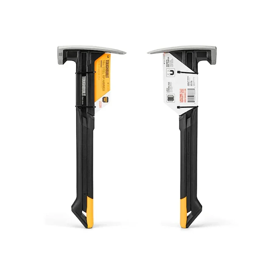 TOUGHBUILT NO.TB-H1-1R-S16  NO.TB-H1-1R-S18 16 TOUGHBUILT Magnetic Nail Slot One Piece Croquet Hammer Hammer Woodworking Hammer 6