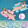 1pc Portable Swimming Pool Hammock Cushion Recliner Inflatable Floating Swimming Mattress Lounge Chair Party Toy Accessories 1