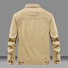 Spring Autumn Men's Cotton Jackets Trendy Men's Fashion Outerwear Windbreaker Coats Men Turn-Down Collar Tactical Jackets 5XL 5