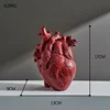 Resin Flowerpot Home Decoration Heart Shape Vaseds 4
