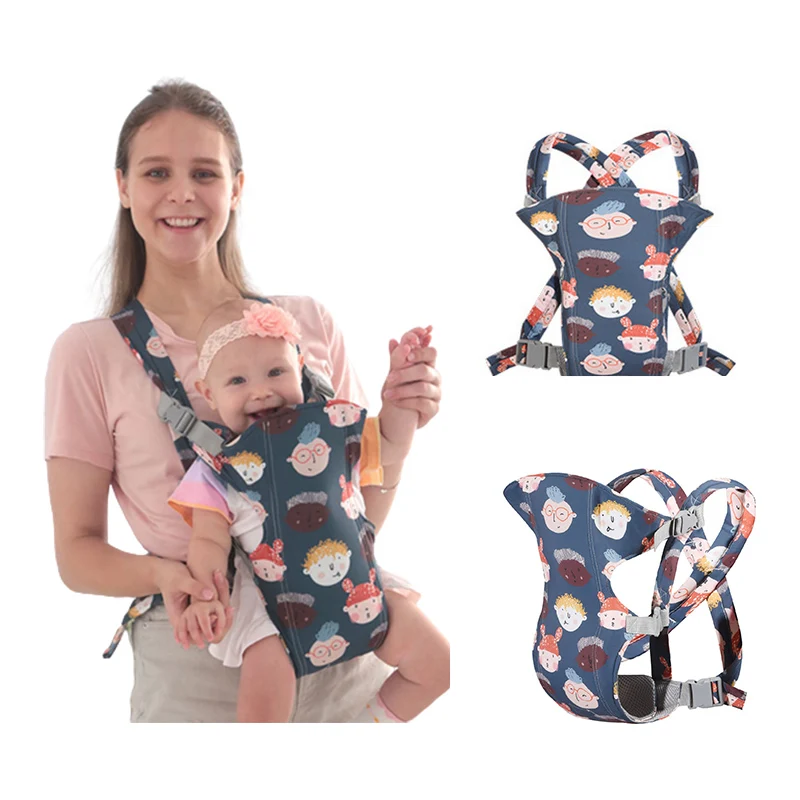 

New 0-48 Month Ergonomic Baby Carrier Infant Kid Baby Hipseat Sling Front Facing Kangaroo Baby Wrap Carrier for Baby Travel