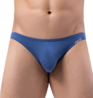 Men Underwear Slip Taille Basse Pour Homme Couleur Unie Confortable Respirant