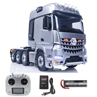 LESU RC 1/14 Tractor Truck RTR 8x8 Metal Chassis Equipment Rack DIY Remote Control Car Model Light Sound Systems Toy THZH1539 1