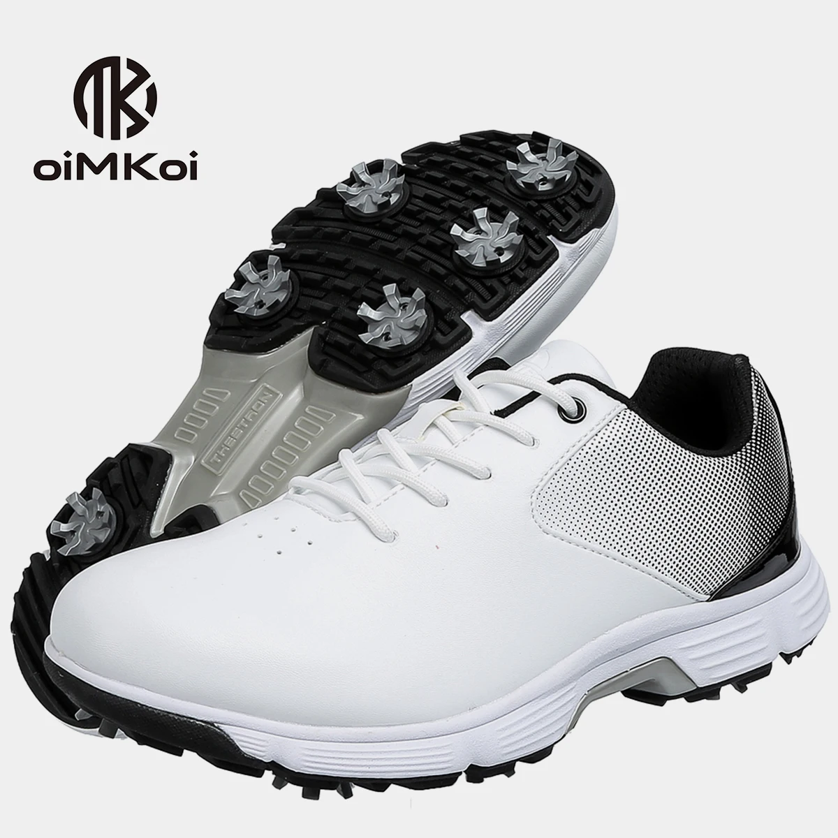 OIMKOI Premium Gentleman Pro 2.0 (W/ Spikes) Golf Shoes Professional Training Sneakers