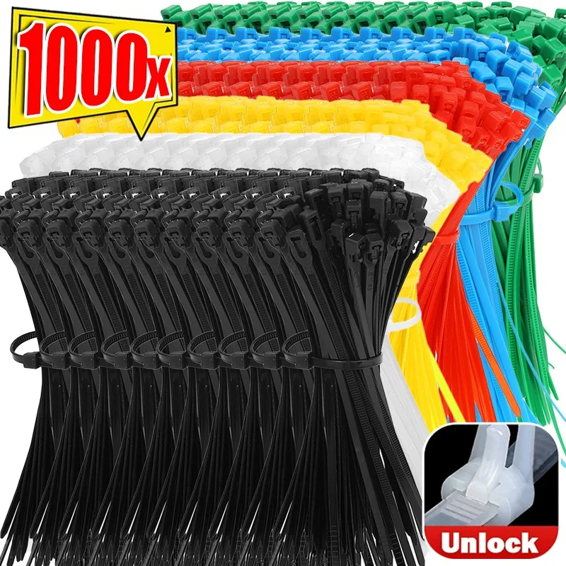 200 Bridas De Nailon Con Cierre, Color Verde, Multiusos, | Meses Sin