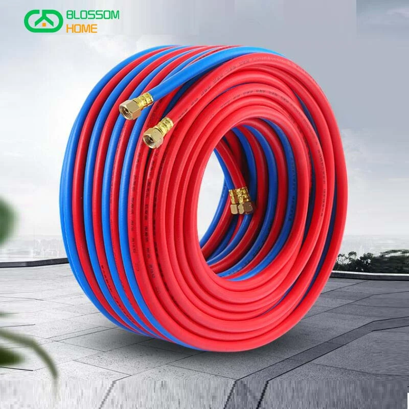 10M Length 8mm 60bar 6mpa Oxygen Acetylene Tube Double Color Connection