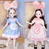 BJD Dolls and Clothes with Multiple Movable Joints 30cm 1/6 3D Simulated Eye Hinge Doll Girl's DIY Dress Up Birthday Gift Toy 4