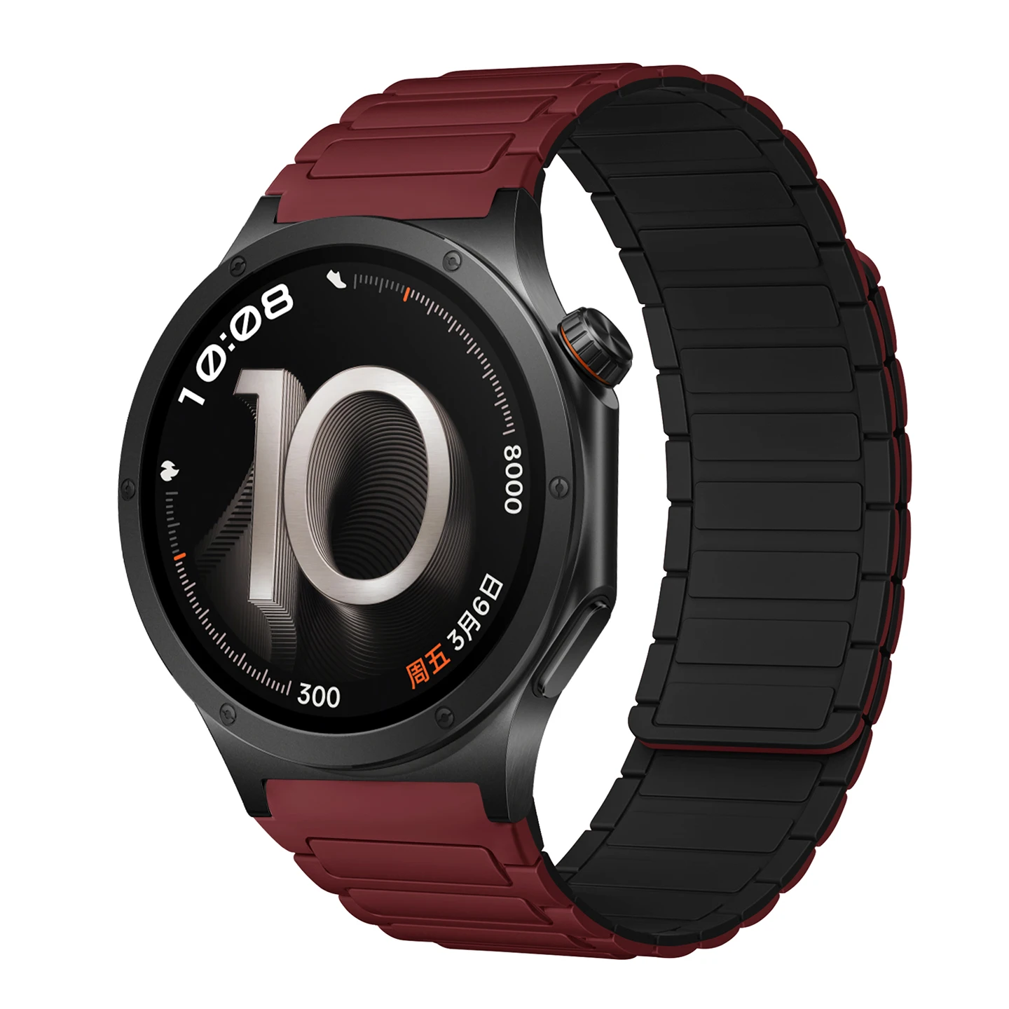 Magnetic Silicone Strap – 22mm Sport Band Bracelet