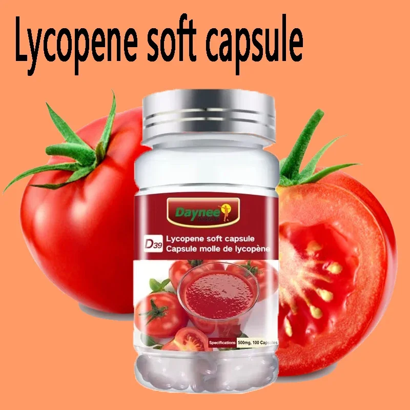 1 bottle of lycopene soft capsules to improve skin health and resist UV damage health food