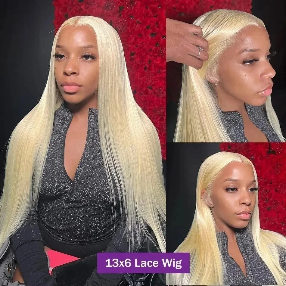 613 hd lace frontal wig 13x6 blonde straight human hair Wigs For Women choice Pre Plucked Glueless cheap front wigs on sale cle