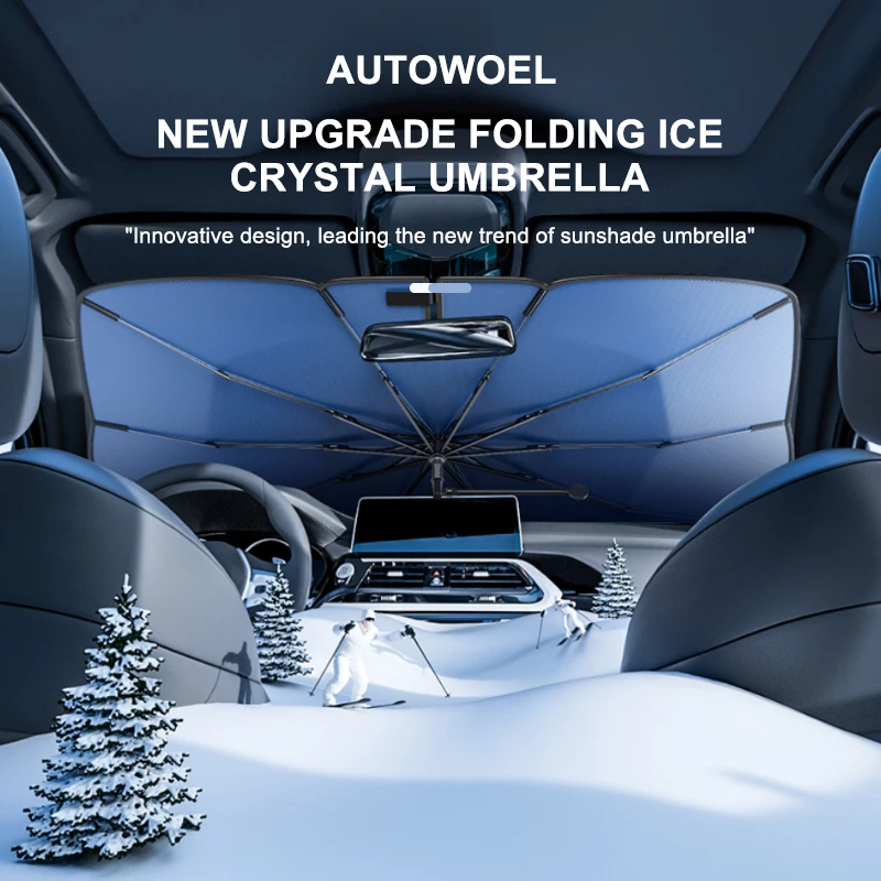 Ombrello Parasole Para-brezza Per Auto | Copri Parabrezza Protezione UV | Accessorio Auto Universale