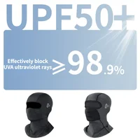 Cagoule de moto respirante avec protection UV pour l'été, masque facial à trous pour hommes et femmes, séchage rapide, idéal pour l'hiver et le ski 2