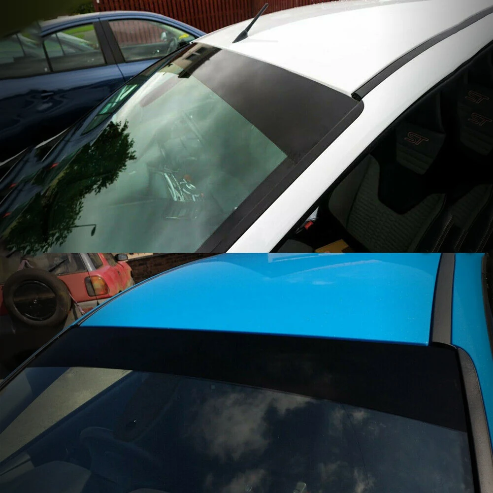 140x20cm Car Windshield Sun Visor Strip Anti-UV Sun Shade Window Film Decal Car UV Protector Sticker
