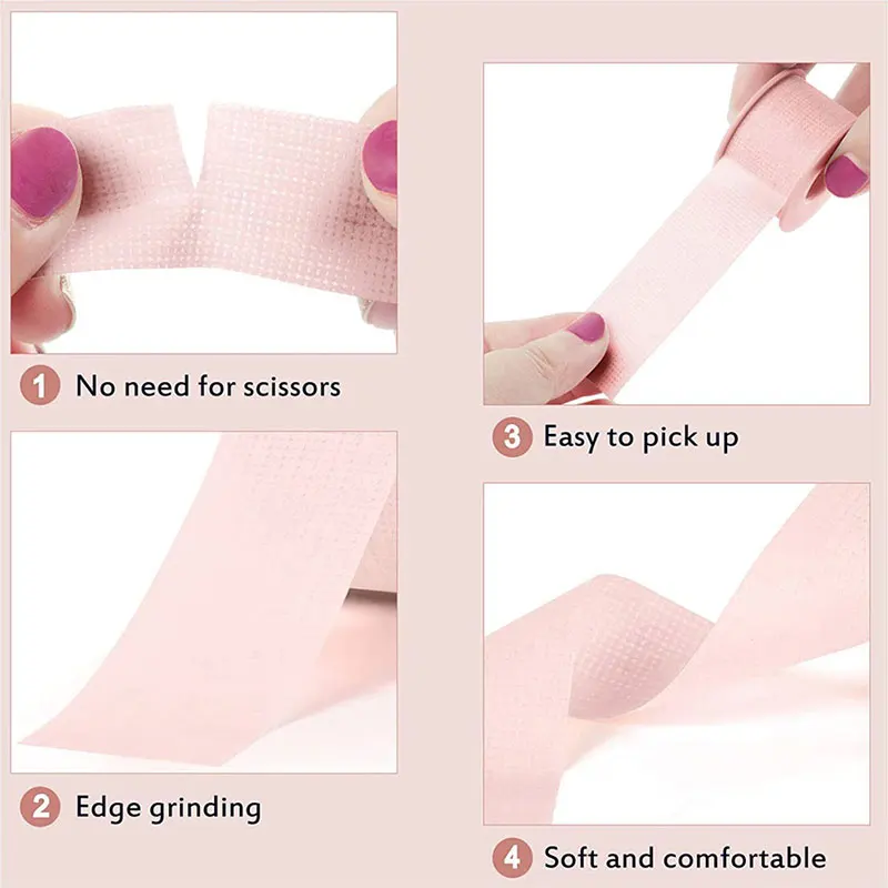 Silicone Gel Eyelash Extension Tape Under Eye Pad Patches Breathable Sensitive Resistant Micropore Skin Tape Makeup Lashes Tool eyelash patches eyelash patch eyelash extension tape eyelash pads eyelash extension supplies