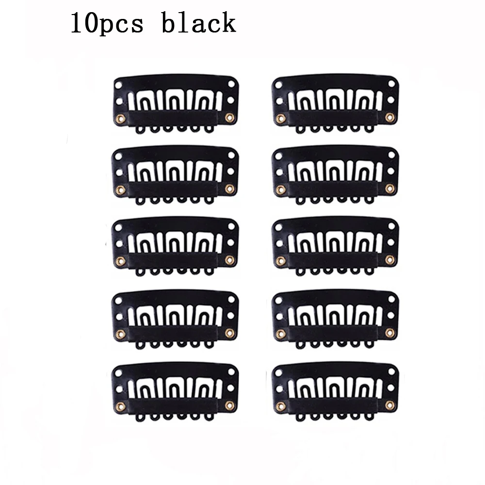 10PCS U black