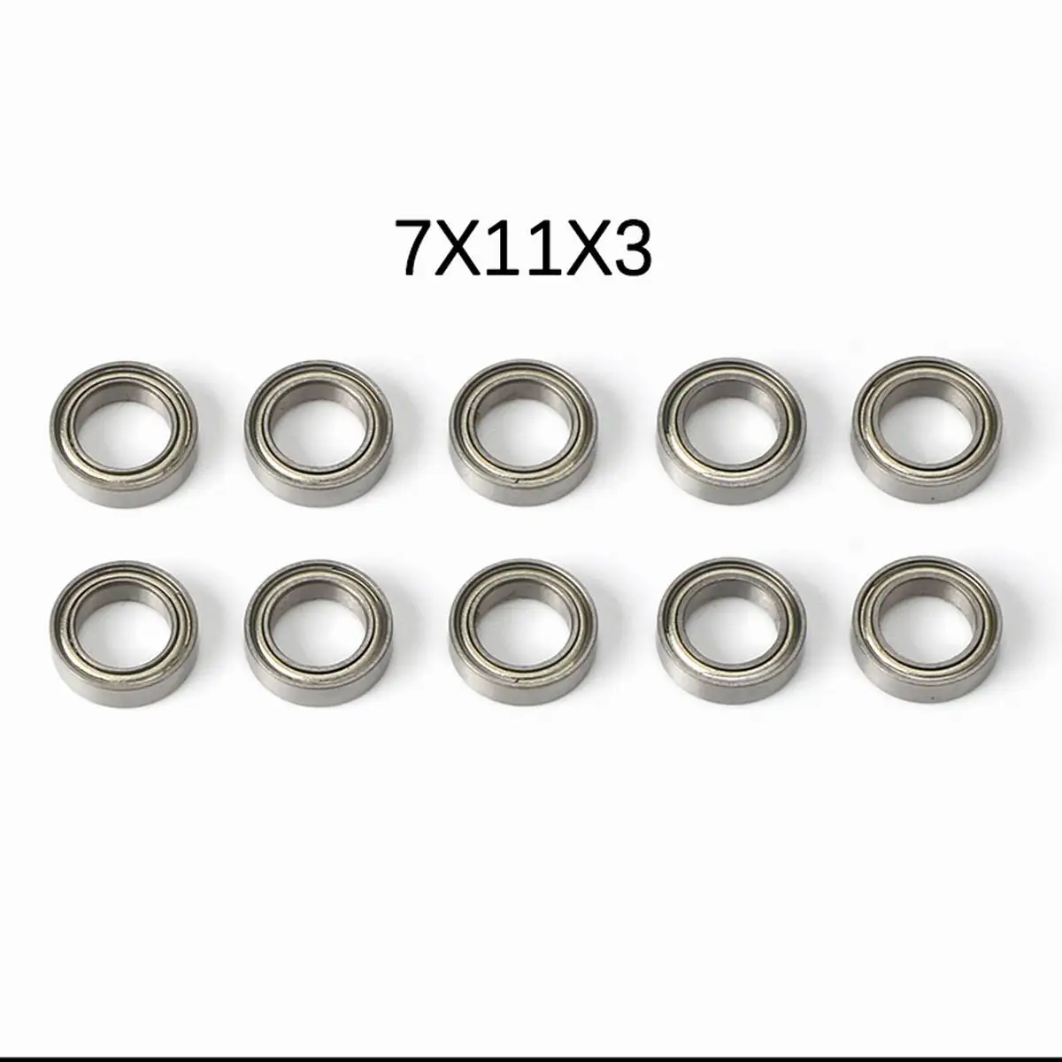 10 sztuk łożysk kulkowych 5x11x4mm 9x5x3mm 8x12x3.5mm 7x11x3mm dla 1/12 zabawki zdalnie sterowane samochodu Wltoys 12428 A959 części 0092 0093 0094 0095