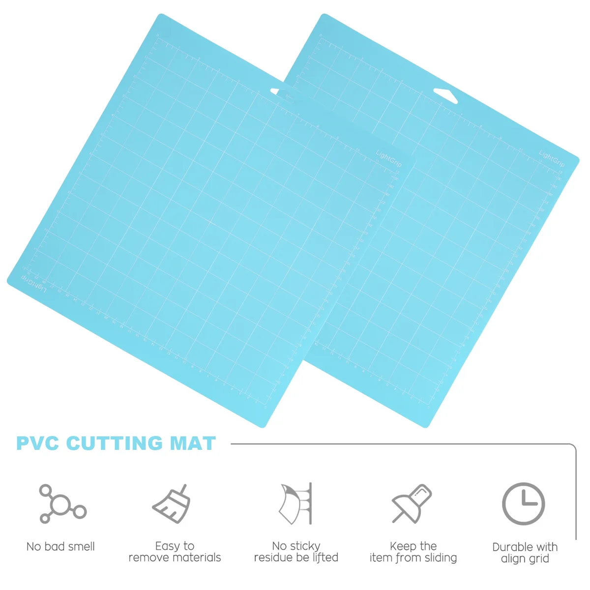 Xinart StandardGrip Cutting Mat for Cricut Maker 3/Maker/Explore 3/Air 2/Air/One(12x12 inch, 3 Mats) Standard Adhesive Sticky Green Quilting Cricket