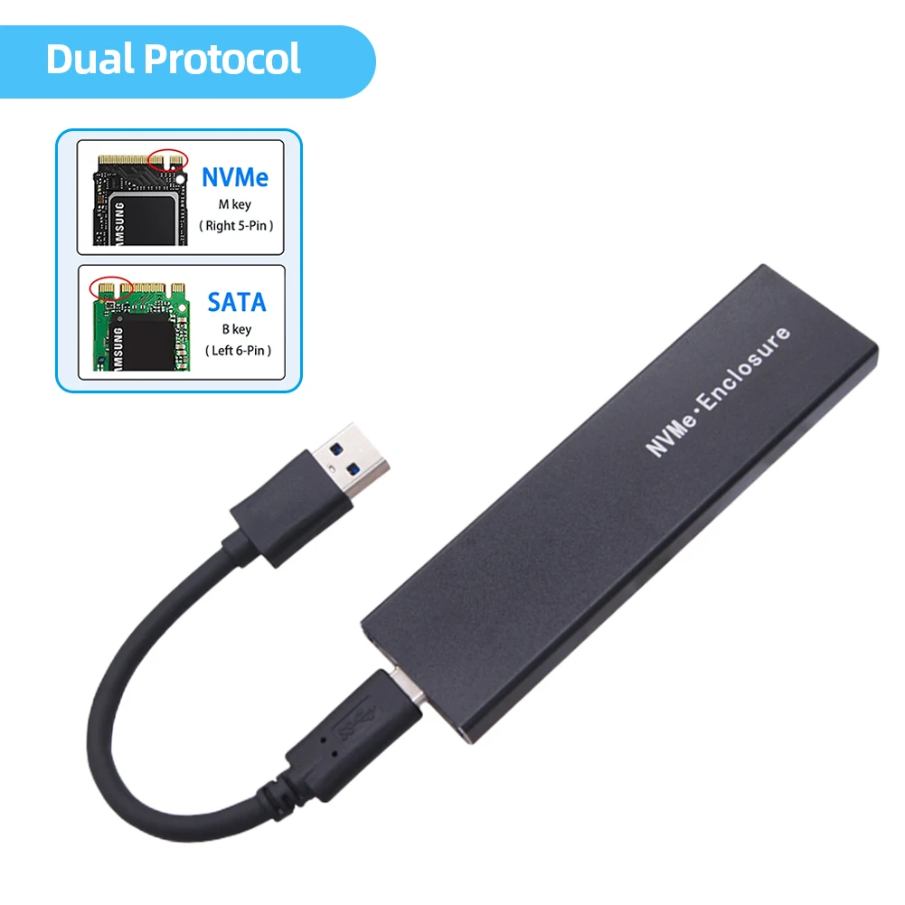   ϵ ̺ ̽, USB 3.1 Gen 2 M.2 NGFF NVME SSD to CŸ Ŭ, 2230 2242 2260 2280