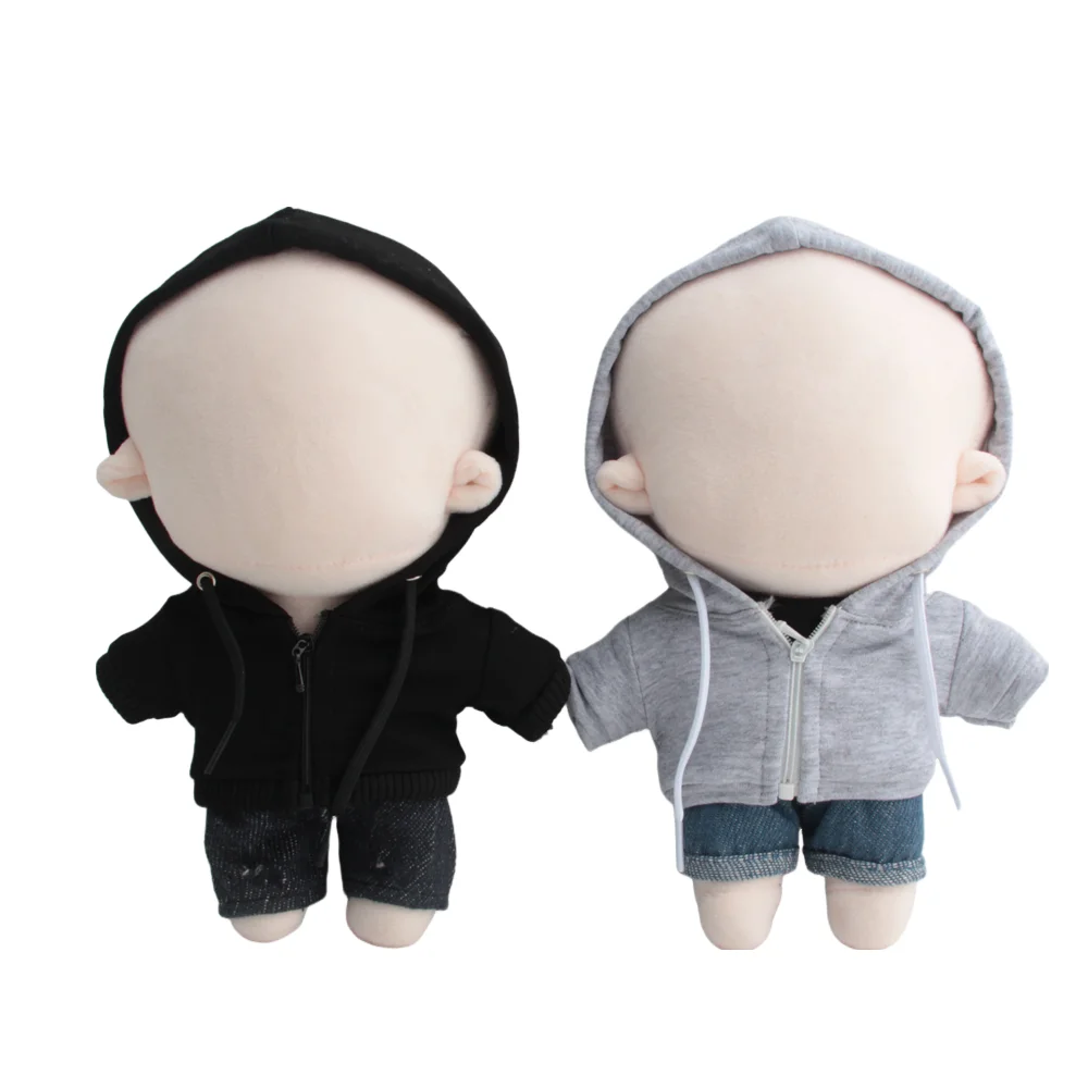 Doll Clothes for 20cm Idol Doll Outfit Accessories Handmade Fashion Clothes Hoodies Jeans for Super Star Dolls Toys Gift