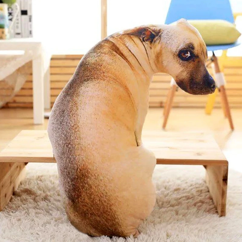 

Подушка 97BE в виде милой собаки, украшение для детской комнаты, Экологичная плюшевая кукла, приятные игрушки, Успокаивающая кукла для детей