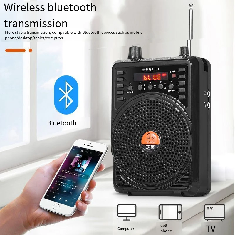 48W Wireless Microphone Bluetooth Speaker Teacher's