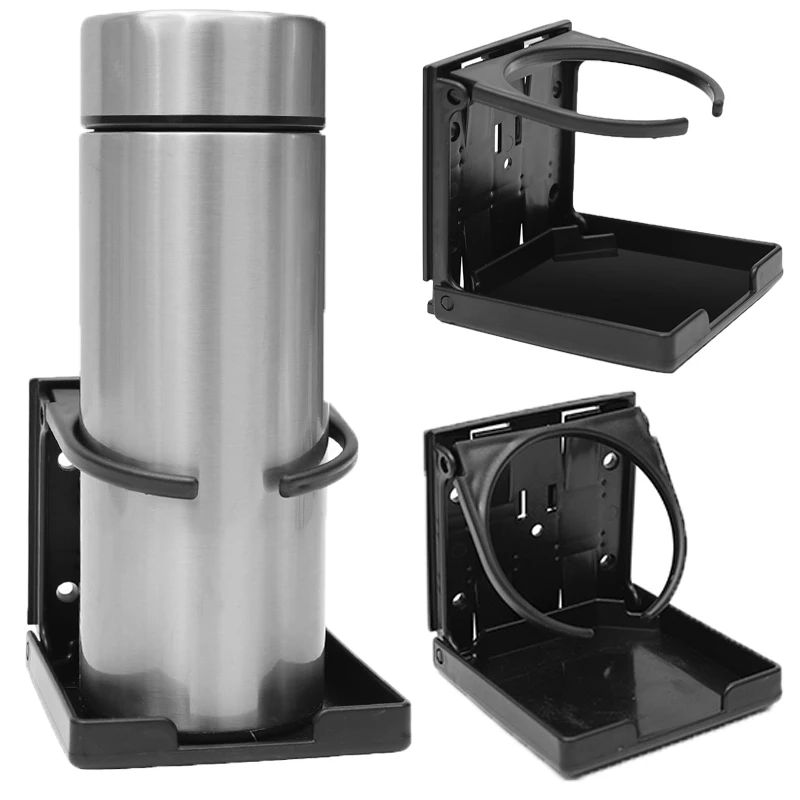 

Cup Drink Holder Folding Car Cup Holder Water Bottle Holder Front Cup Holder Stand for Car Boat Truck Yacht SUV RV Van Cup Tray