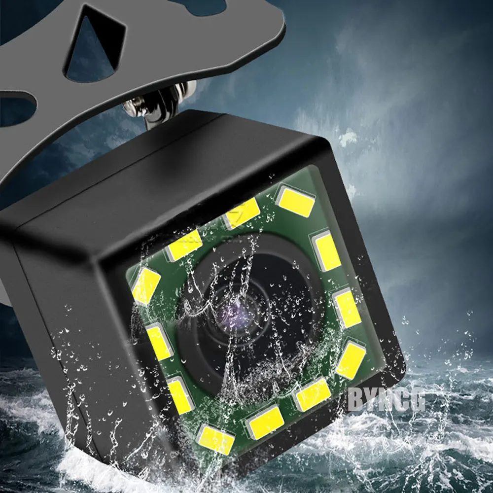 IR Car Rear View Camera Wide Angle Reverse Parking Waterproof CCD LED Auto Backup Monitor for BMW New HD Night Vision