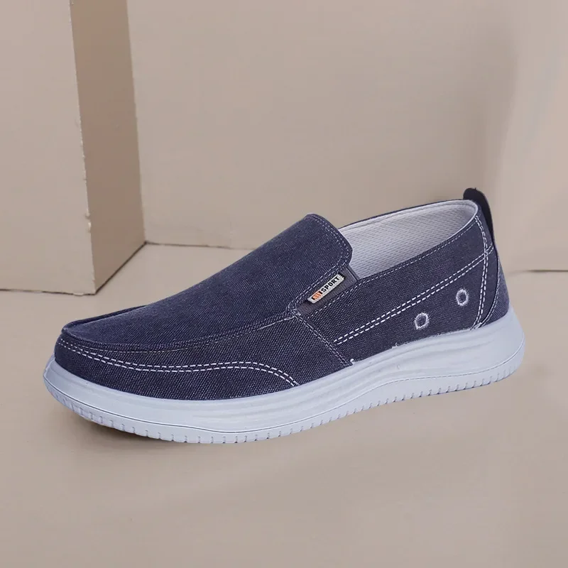 Beijing Men's Canvas Shoes Casual Breathable Lightweight Work Shoes Soft PU Bottom Spring Autumn New Style Dad Shoes