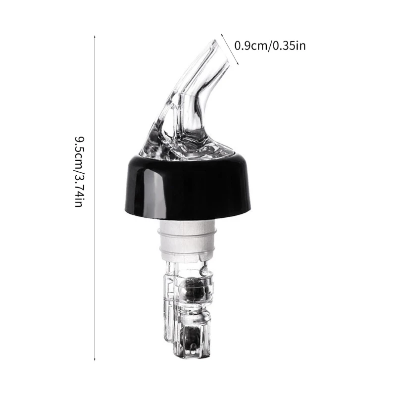 6 PCS Automatic Measured Bottle Pourer Quick Shot Spirit Drinks Wine Cocktail Dispenser barware wine pourer images - 6