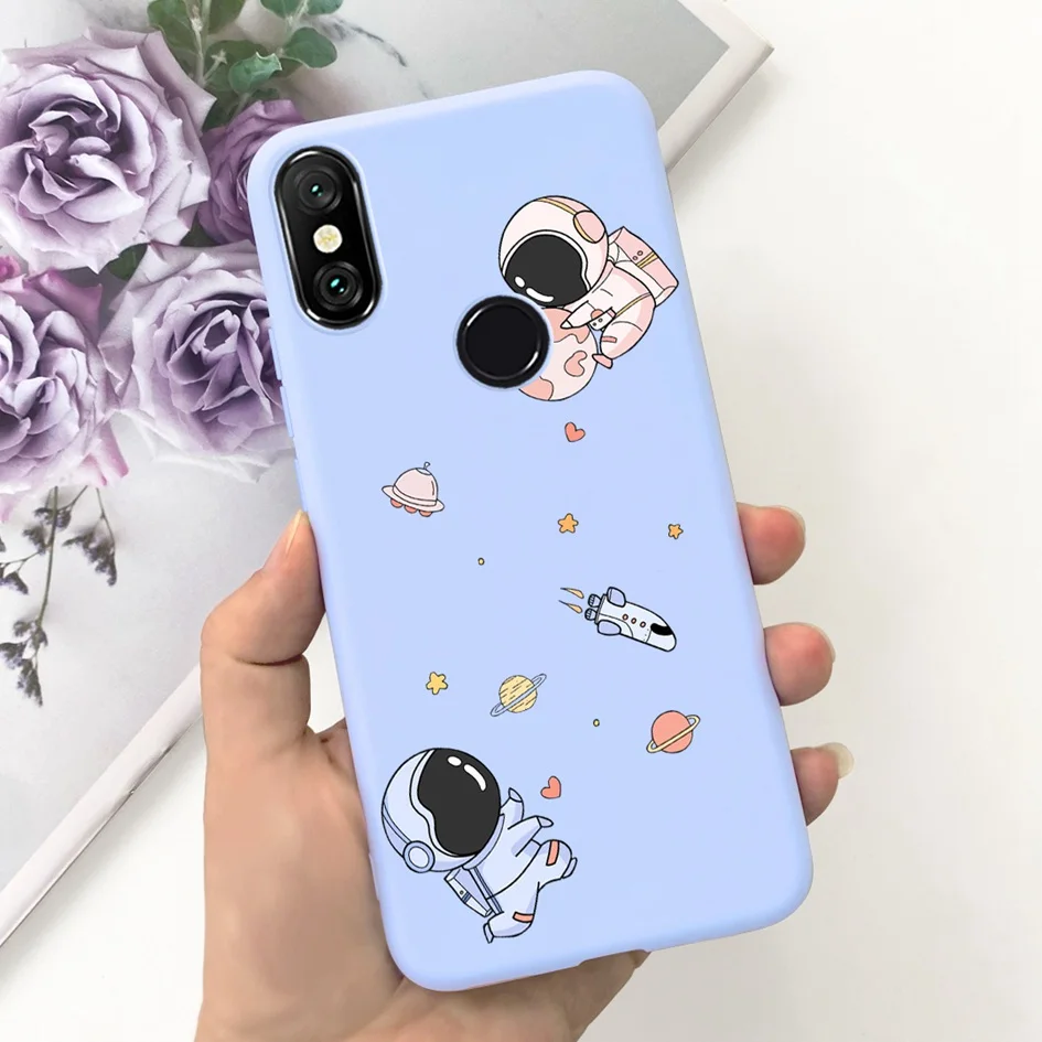 Charming Astronaut Silicone Soft Phone Case Cover - Cute Protective Bumper