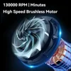 130000RPM 7.4V 4000mAh Mini Turbo Jet Fan Portable Air Blower Turbofan Brushless Blower Wireless Super Powerful Wireless Blower 4