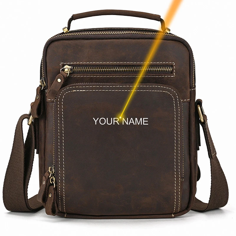 Leather Shoulder Bag For Men's Designer Bag Leisure Shoulder Bag Crossbody Bags For Men Outdoor