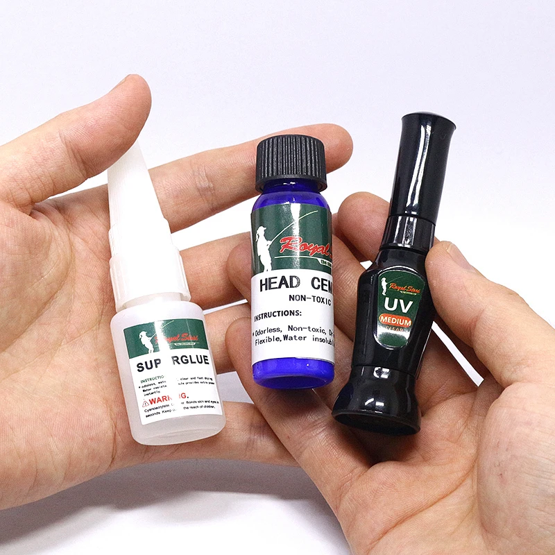 Fly Tying Glue Exclusive-use Instant Cure Clear UV Glue Power Superglue Head Cement Dubbing Glue Materials