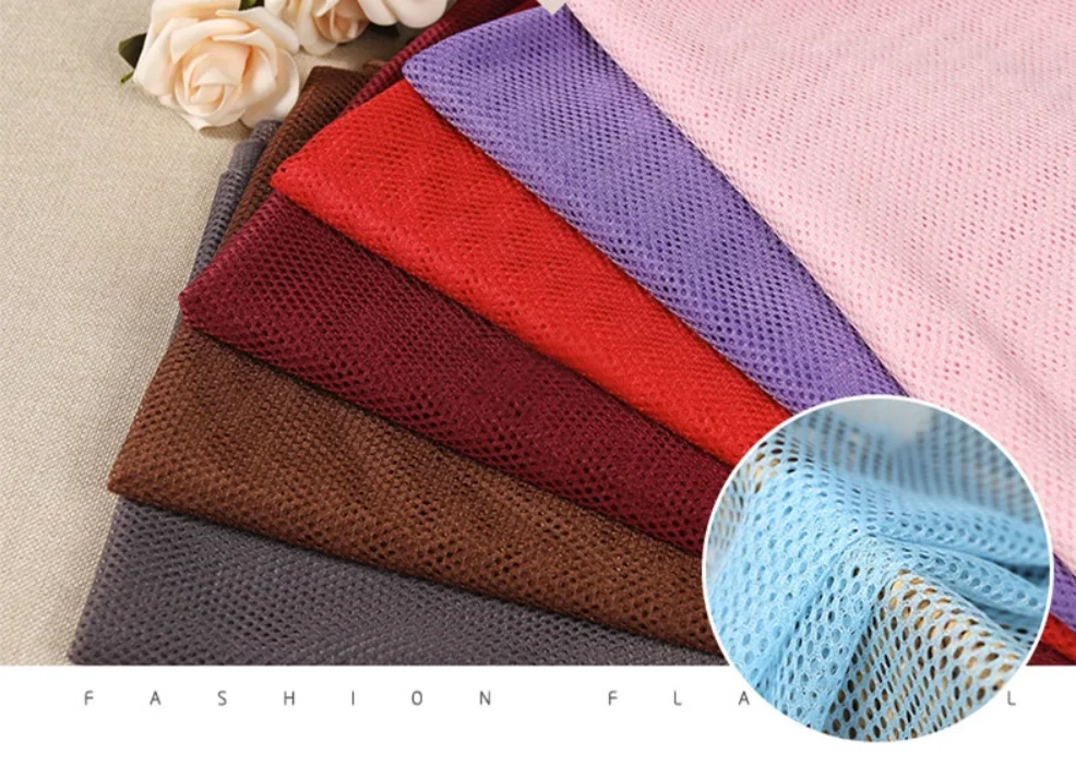 50 cm * 160 cm Mesh Stoff Große Diamant Mesh tuch Fishnet Stoff für DIY Kleidung Hosen Schultern Hause dekoration – Detail 6
