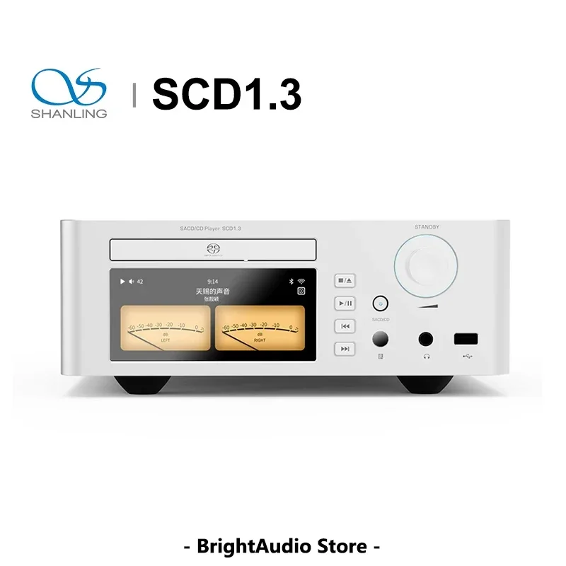 SHANLING SACD CD 플레이어, Sanyo HD870, ME1389EE 시스템, 블루투스 LDAC, 고해상도 오디오, PCM768, DSD512, SCD1.3, AK4499EX, AK4191, DAC