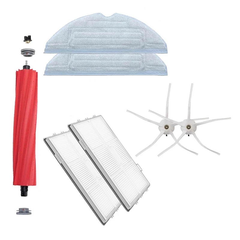 

Main Side Brush Hepa Filter Mop Cloths For Roborock S7 / T7S Plus / S7 Maxv Ultra