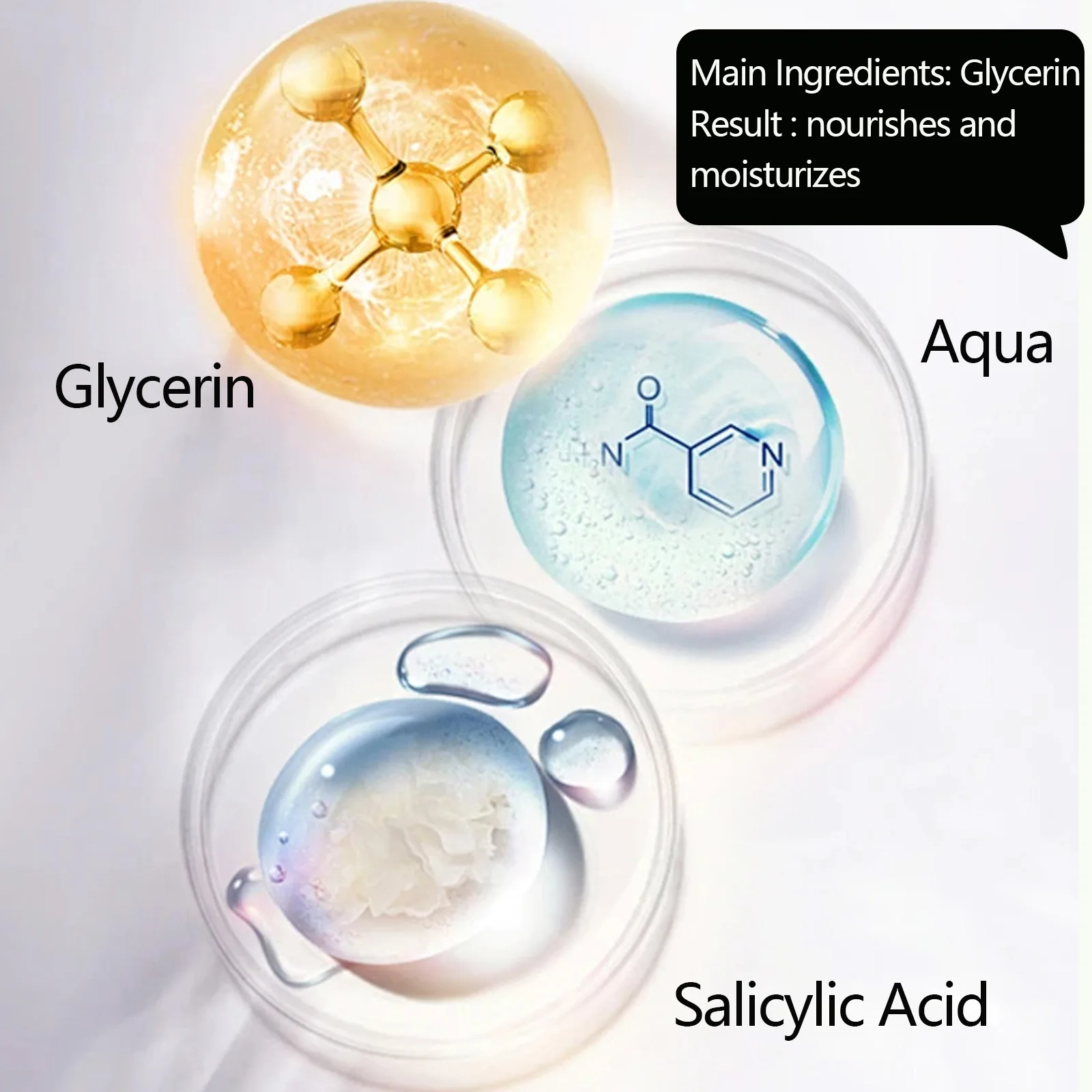 150g Salicylic Acid Facial Cleanser Acne Treatment Moisturizing Oil Control skincare Face Wash Foam Face Cleanser Skin Care 4