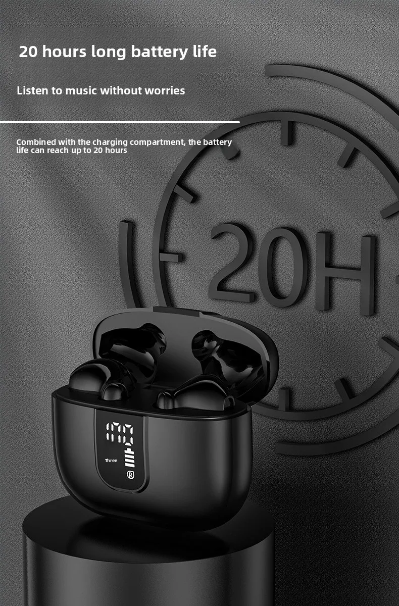 Hot-Selling Bluetooth Earphones6Mai Noise Cancelling Sports Semi-In-Ear Wireless