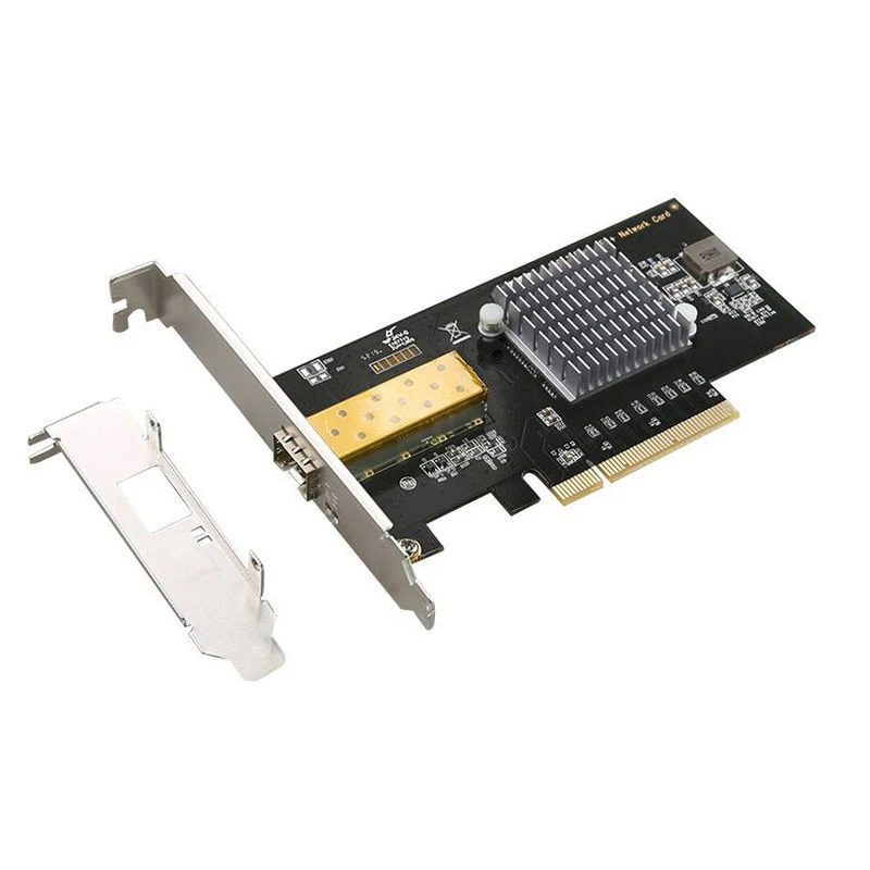 

10 Gigabit PCIE Network Card For 82599 Server Optical Fiber Desktop PCI-E X8 LAN Adapter SFP 10Gbit Network Card