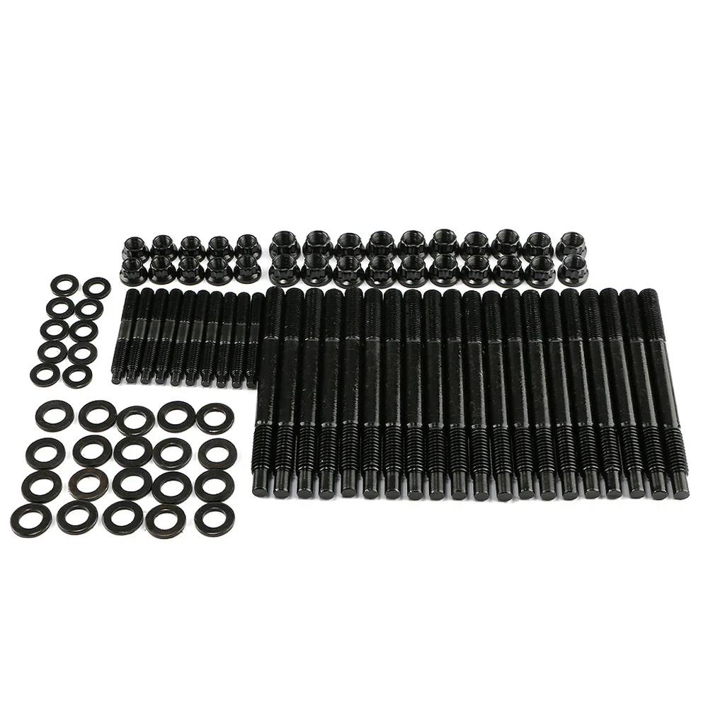 

Durable 12.9 Cylinder Cover Stud Kit - Complete Cylinder Cover Nut Set for 2004-2018 Chevrolet
